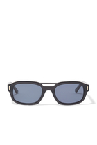 نظارة شمسية إس يو بي 005 بعدسات زرقاء شفافة